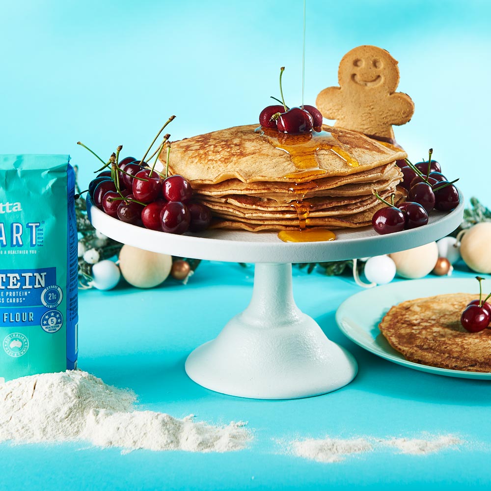 Festive Spiced Pancakes with Vetta SMART Protein Flour