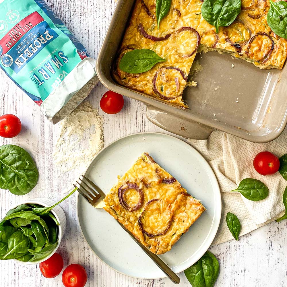 Zucchini Slice with Vetta SMART Protein Flour